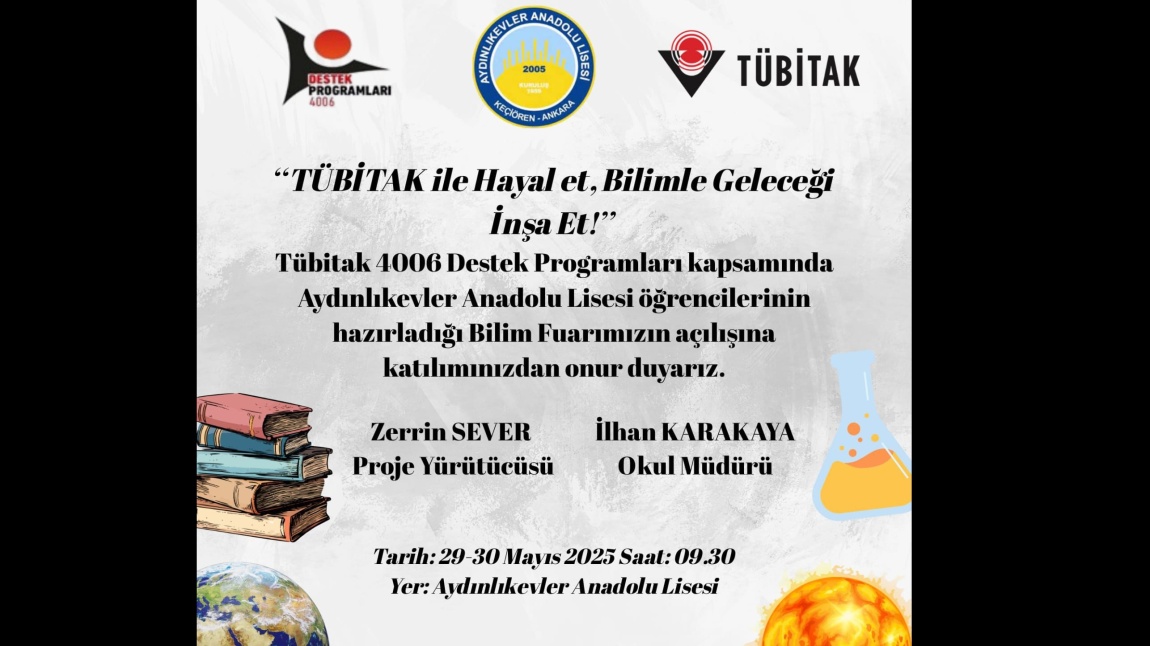 TÜBİTAK 4006 BİLİM FUARIMIZI GERÇEKLEŞTİRDİK...