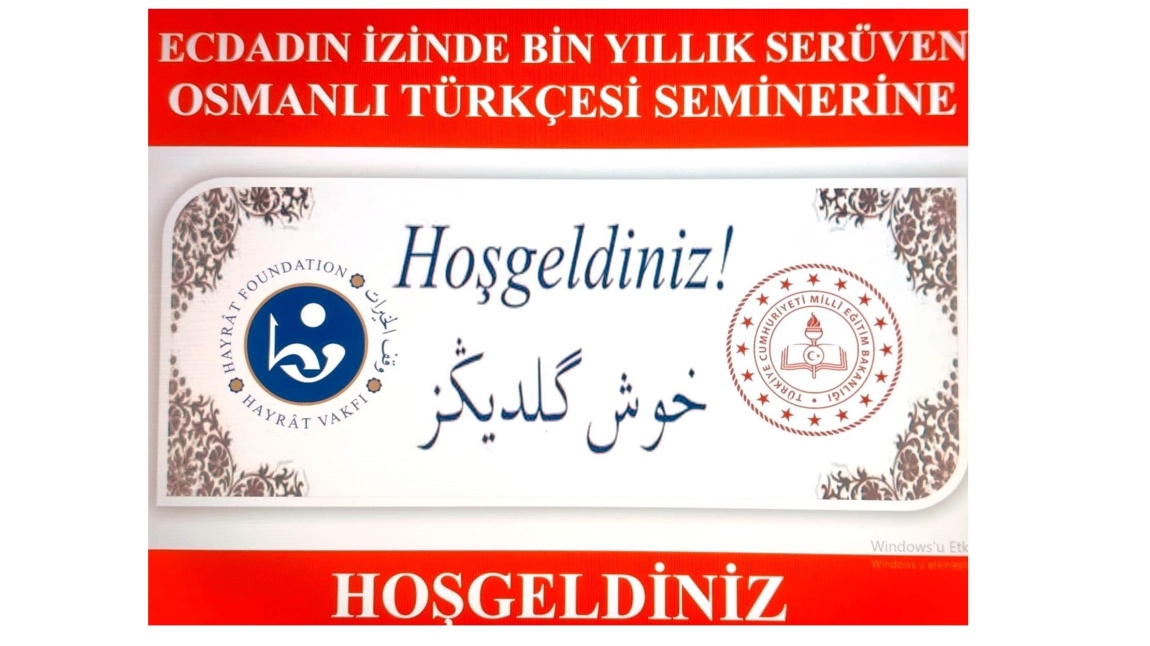 OSMANLI TÜRKÇESİ SEMİNERİ VE 